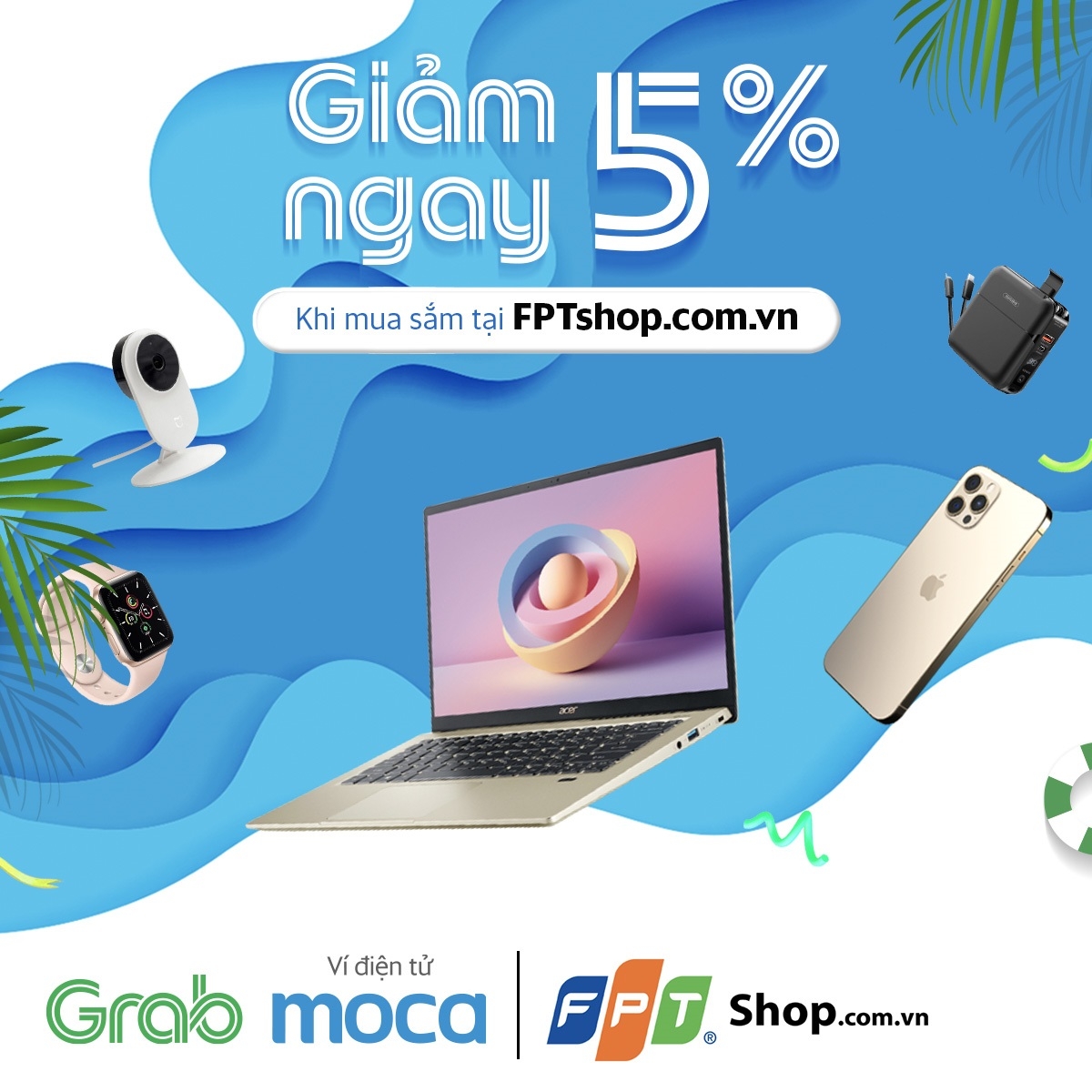 Hướng dẫn thanh toán bằng ví Moca Grab để được giảm 300.000VNĐ