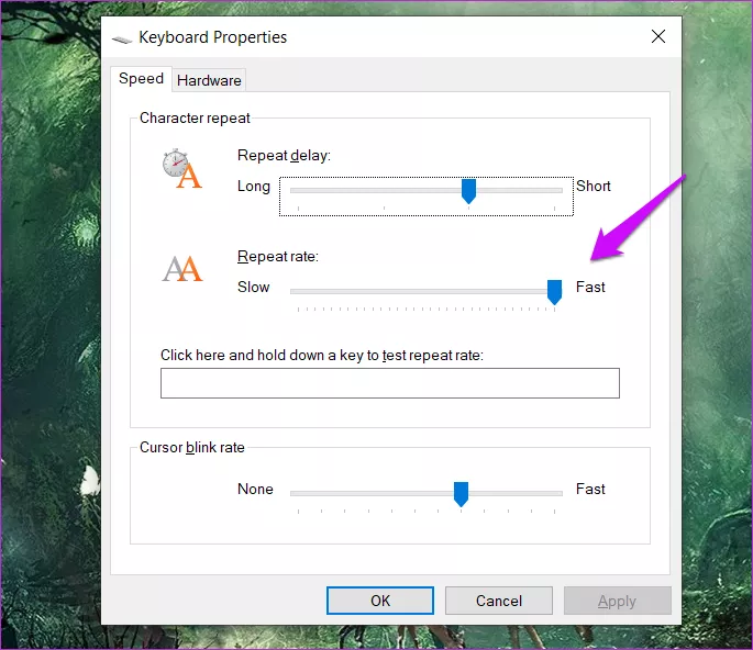 sửa lỗi bàn phím bị lag trên Windows 10 - hình 4