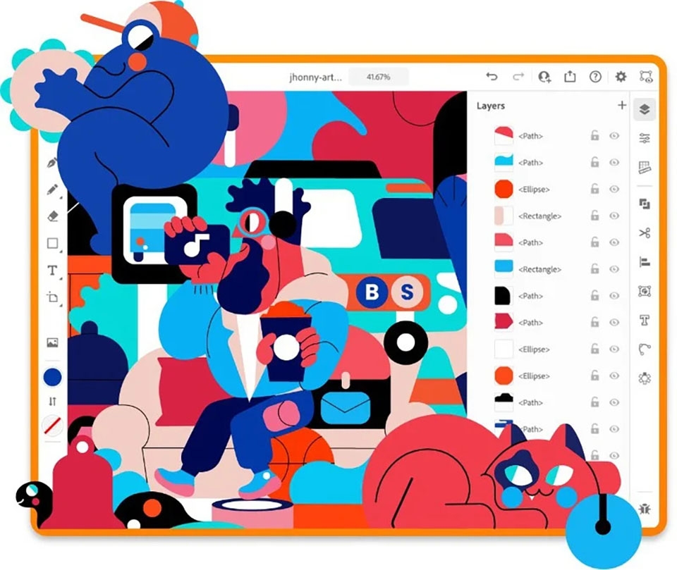 Adobe Illustrator cho iPad chính thức phát hành (ảnh 2)