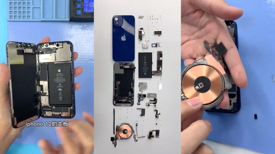 Mổ bụng iPhone 12