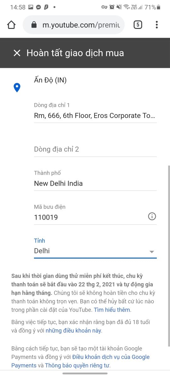 Mẹo đơn giản giúp bạn nhận 4 tháng YouTube Premium hoàn toàn miễn phí 8