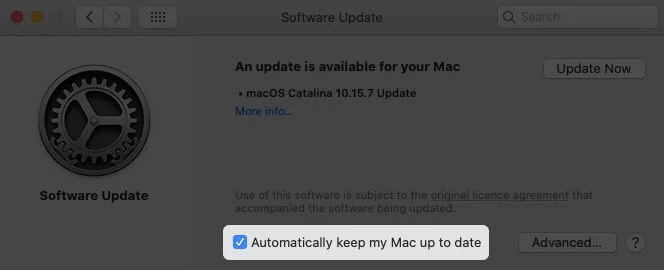 tắt tự động cập nhật macos - hình 3