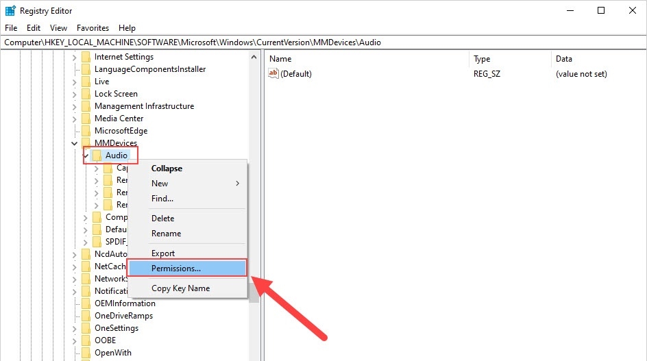 chỉnh sửa registry loa - hình 4