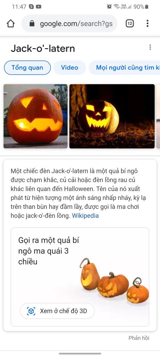 Rục rịch Halloween, Google cập nhật nhiều biểu tượng động vật 3D thú vị 1