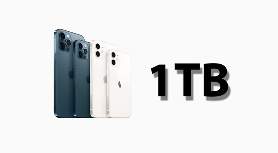 iPhone 13 sẽ có tùy chọn bộ nhớ trong 1TB