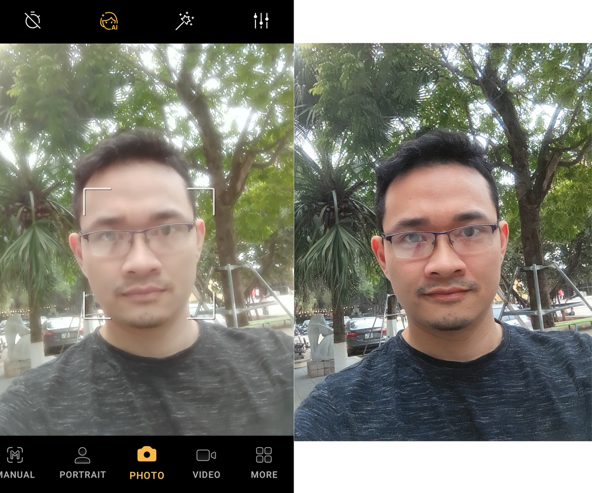 Vsmart Aris Pro có phần camera trước ẩn dưới màn hình tốt hơn