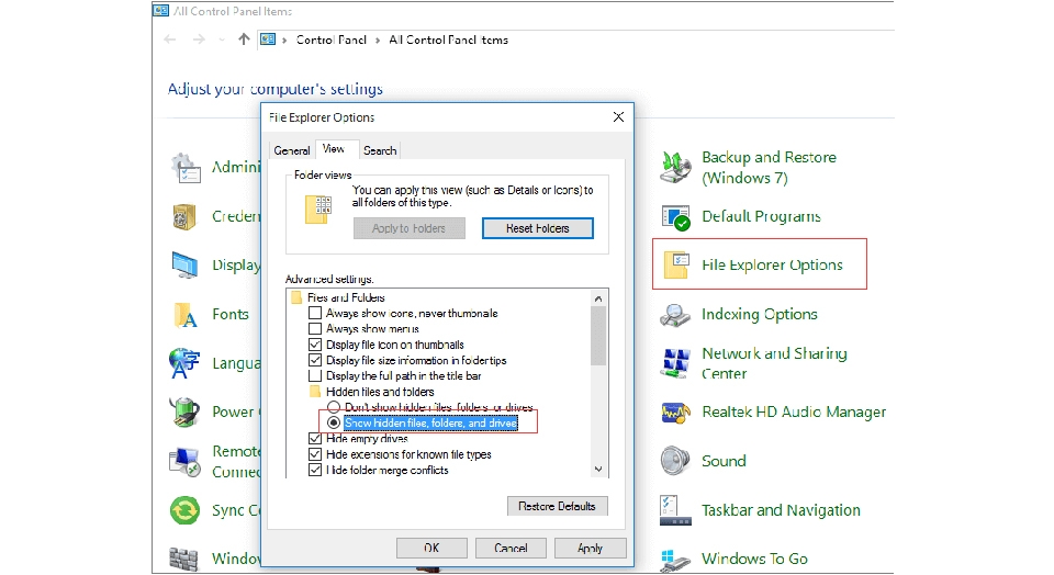 ổ cứng bị đầy bất thường