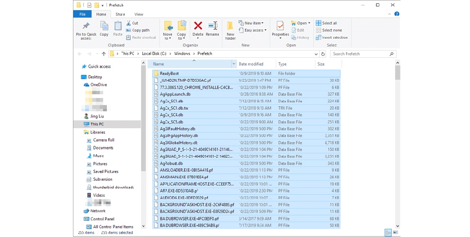 ổ cứng bị đầy bất thường