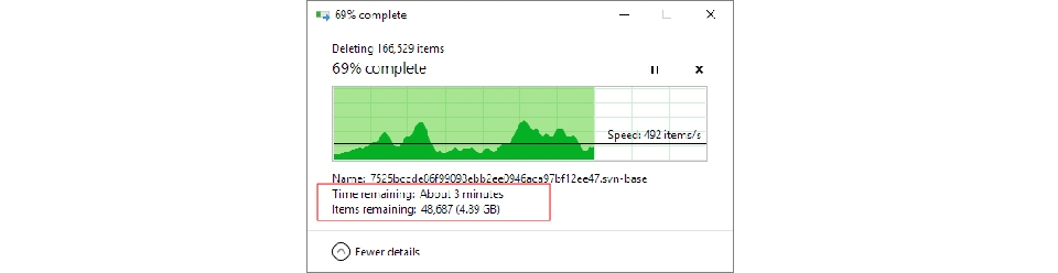ổ cứng bị đầy bất thường