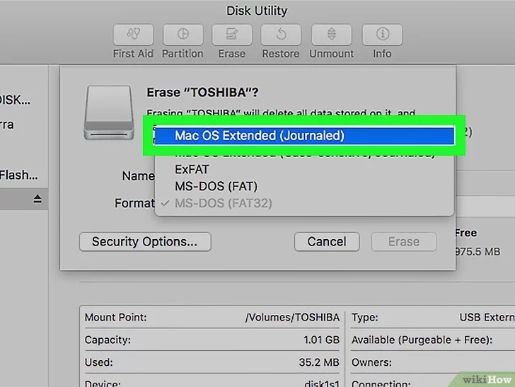 cách format USB trên macbook 6