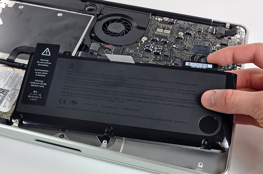 Hướng dẫn tháo pin laptop