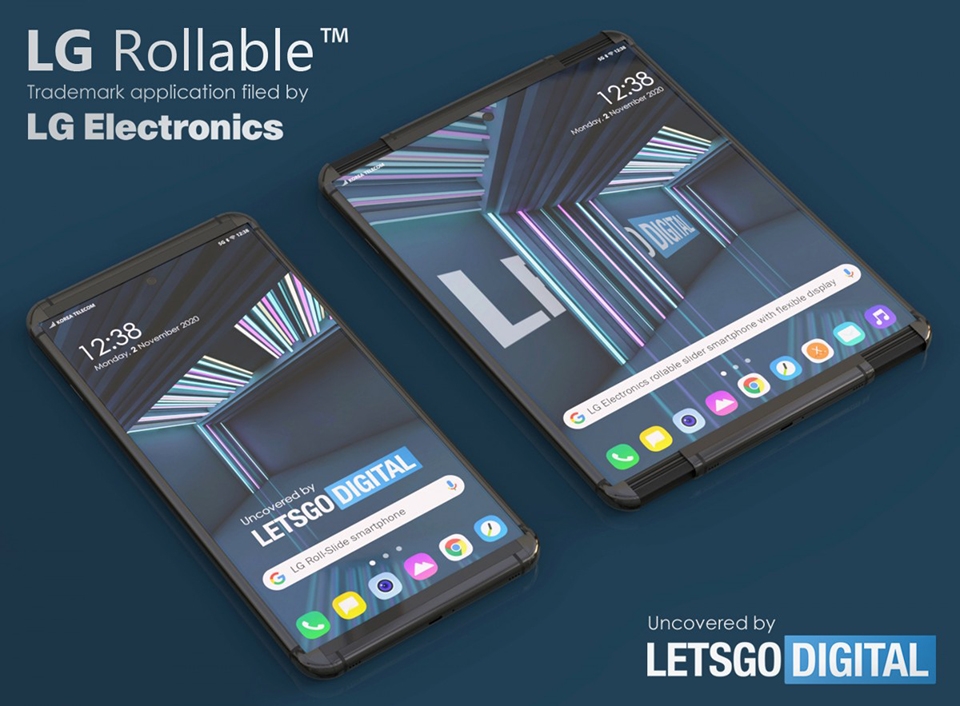 Smartphone màn hình cuộn của LG có thể được gọi là LG Rollable (ảnh 1) Smartphone màn hình cuộn của LG có thể được gọi là LG Rollable (ảnh 1)