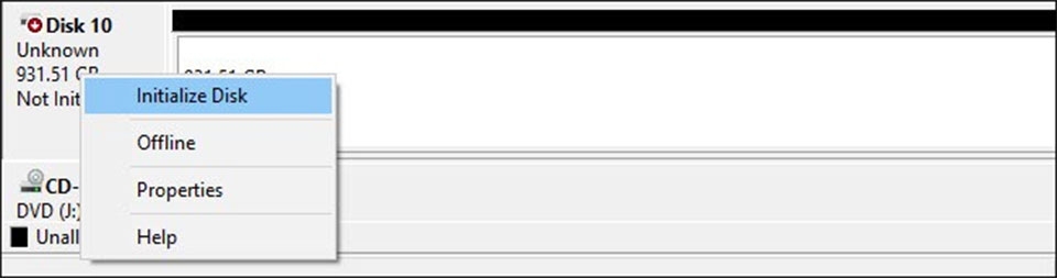 Sửa lỗi ổ cứng không hiện