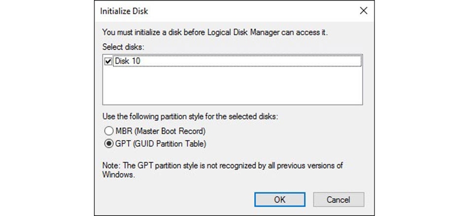 Sửa lỗi ổ cứng không hiện