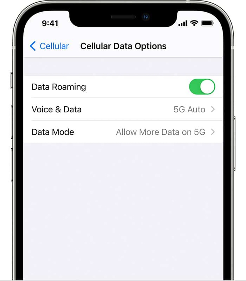 Cách sử dụng 5G trên dòng iPhone 12 (ảnh 4) Cách sử dụng 5G trên dòng iPhone 12 (ảnh 4)
