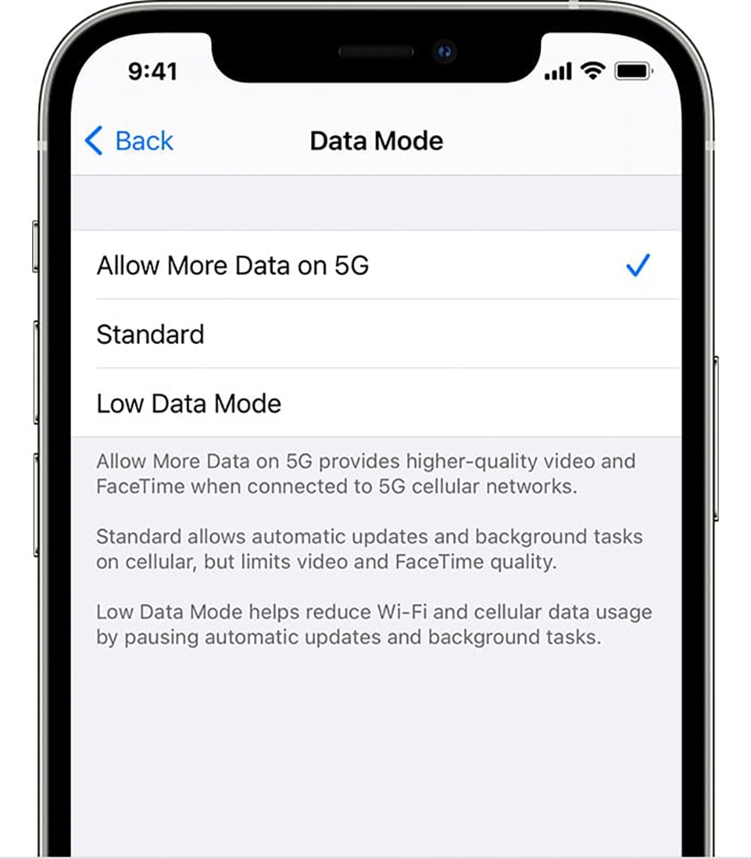 Cách sử dụng 5G trên dòng iPhone 12 (ảnh 5) Cách sử dụng 5G trên dòng iPhone 12 (ảnh 5)