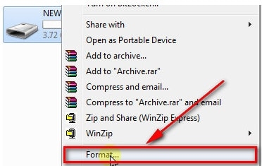 chuyển USB từ FAT32 sang NTFS 1