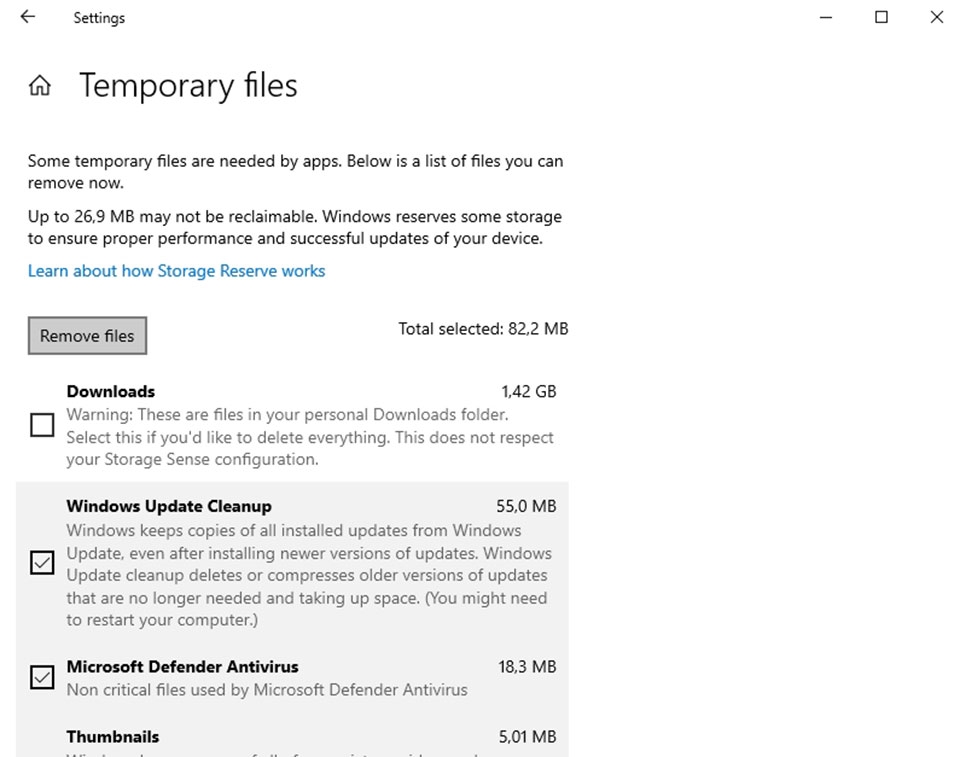 Dọn dẹp ổ cứng