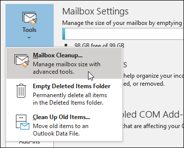 Cách khắc phục mail bị đầy
