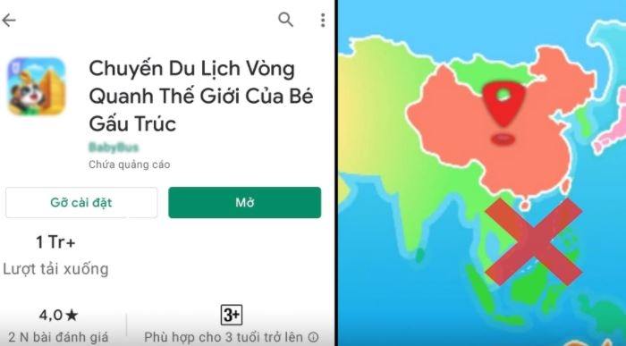 Phẫn nộ trước tựa game di động có bản đồ chứa “đường lưỡi bò” 2