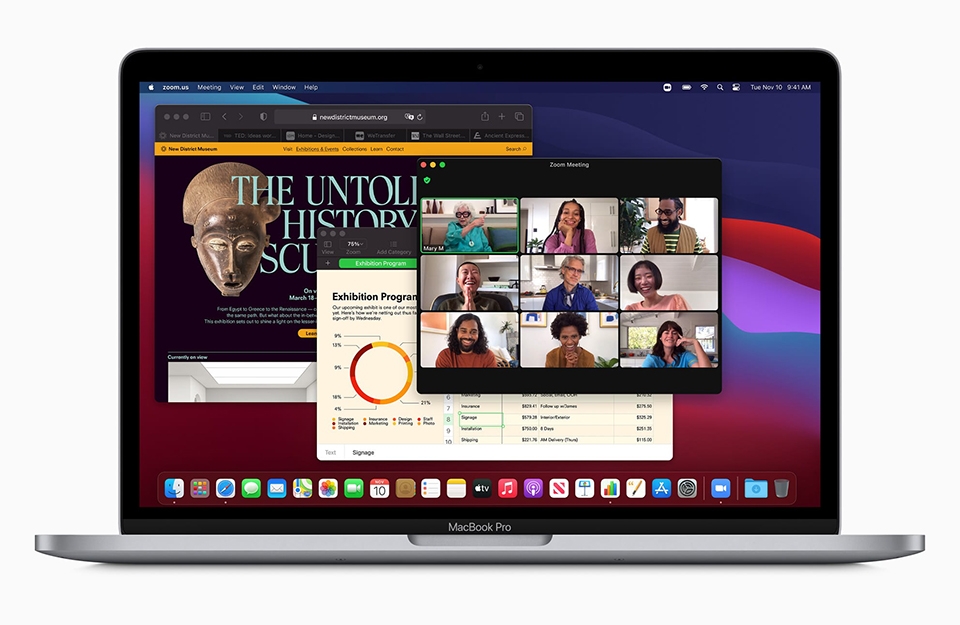 So sánh MacBook Pro 13 inch phiên bản dùng chip Intel và Silicon M1 (ảnh 1)