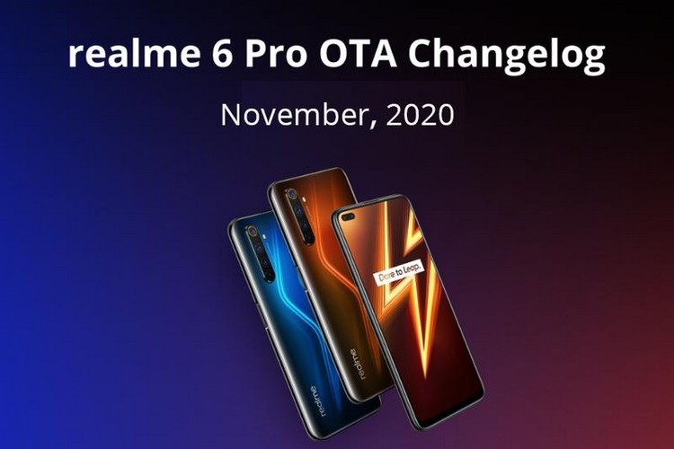 Realme 6 Pro nhận bản cập nhật hệ thống