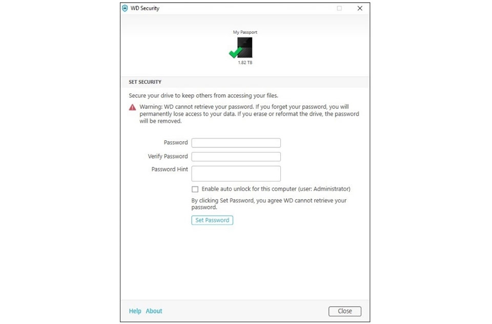 Hướng dẫn sử dụng ổ cứng WD My Passport