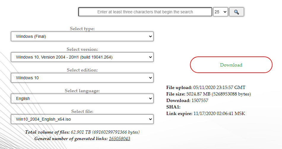 tải file ISO Windows