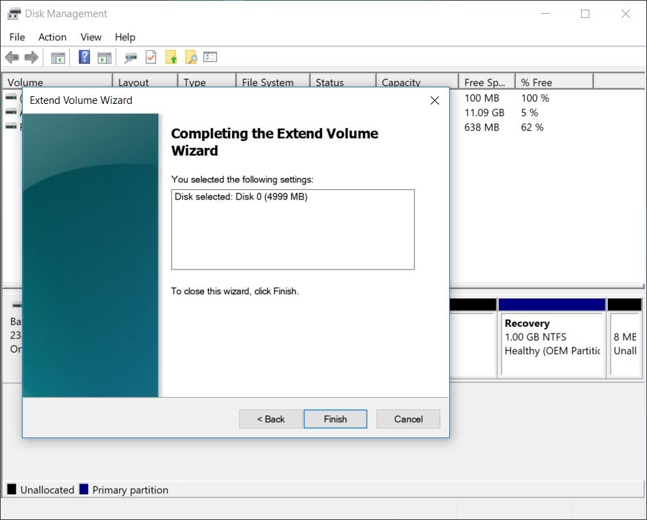 gộp ổ đĩa trên Windows 10 - hình 6