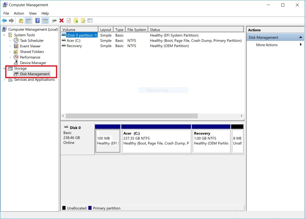 gộp ổ đĩa trên Windows 10 - hình 1