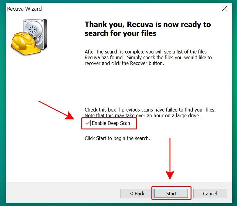 khôi phục dữ liệu USB bị format bằng Recuva - hình 3
