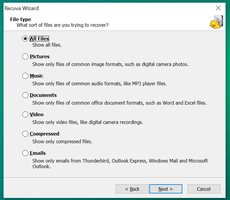 khôi phục dữ liệu USB bị format bằng Recuva - hình 1