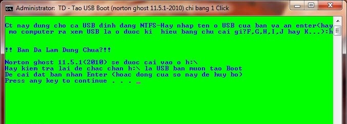 tạo USB ghost - hình 2
