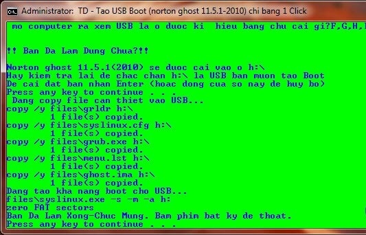 tạo USB ghost - hình 3