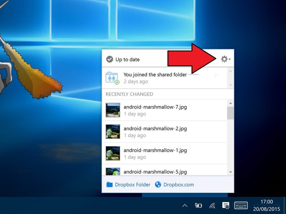 Đồng bộ Dropbox trên máy tính
