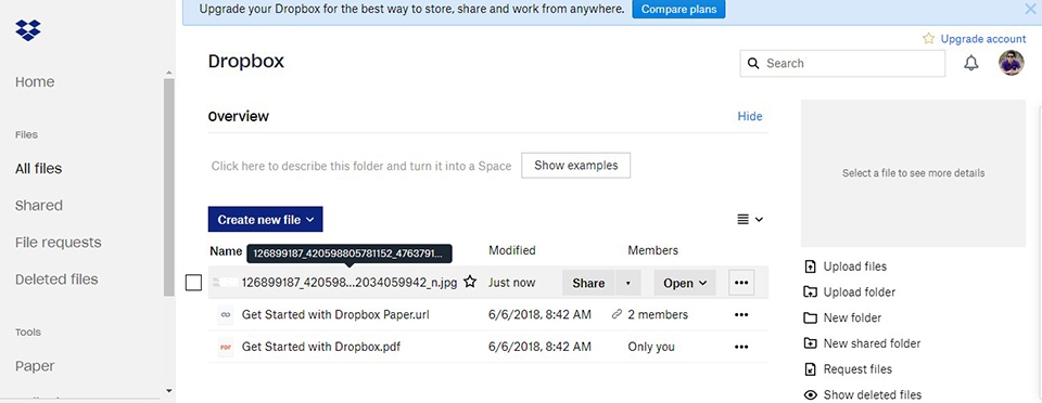 Cách chia sẻ file trên Dropbox Cách chia sẻ file trên Dropbox