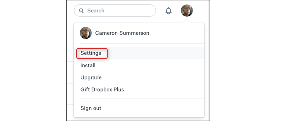 Kiểm tra dung lượng đã sử dụng trên Dropbox Kiểm tra dung lượng đã sử dụng trên Dropbox