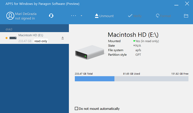 Paragon APFS