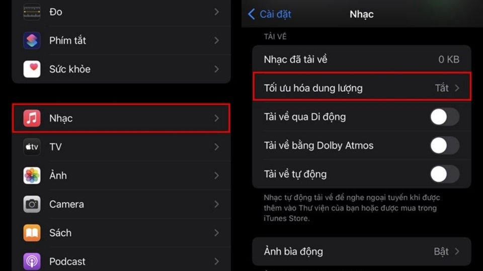 Xóa nhạc trên điện thoại sẽ giúp có thêm dung lượng lưu trữ