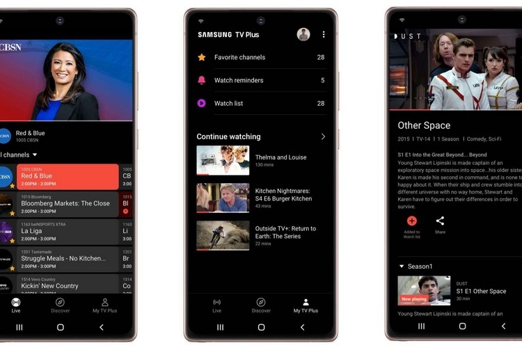 Samsung ra mắt TV Plus trên smartphone Galaxy