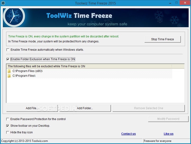 ToolWiz Time Freeze