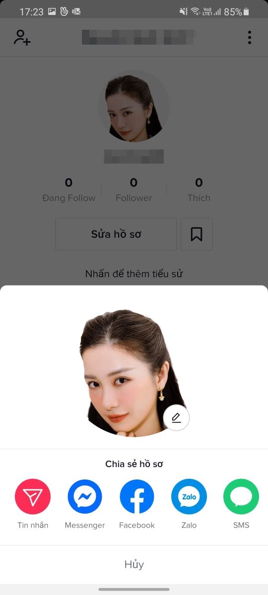 Mẹo tạo Avatar trong suốt trên Tik Tok chỉ với vài bước đơn giản 6