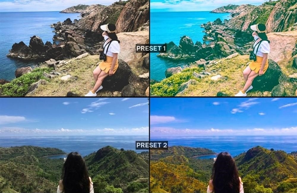 Mẫu preset Lightroom 1 và 2