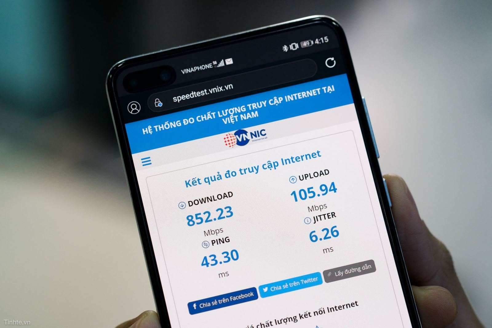 Vinaphone thử nghiệm mạng 5G tại Việt Nam, tốc độ tối đa 1Gbps