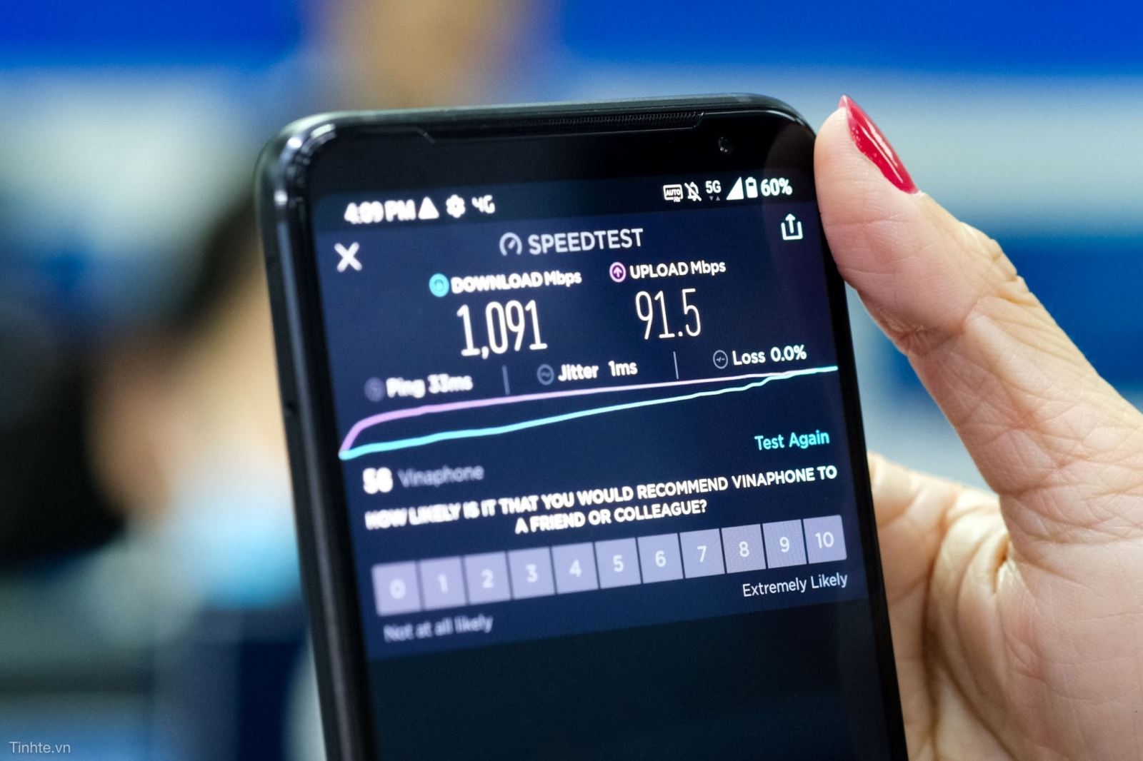 Vinaphone thử nghiệm mạng 5G tại Việt Nam, tốc độ tối đa 1Gbps