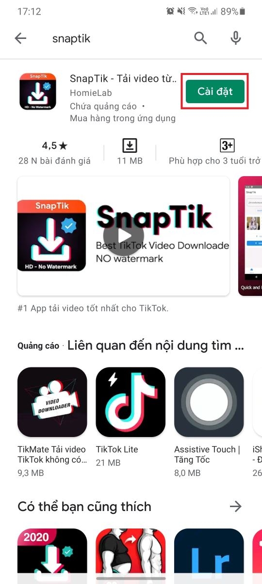 Mách bạn cách gỡ bỏ logo TikTok trên Android rất đơn giản 3