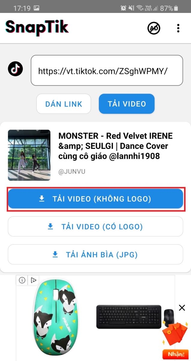 Mách bạn cách gỡ bỏ logo TikTok trên Android rất đơn giản 5
