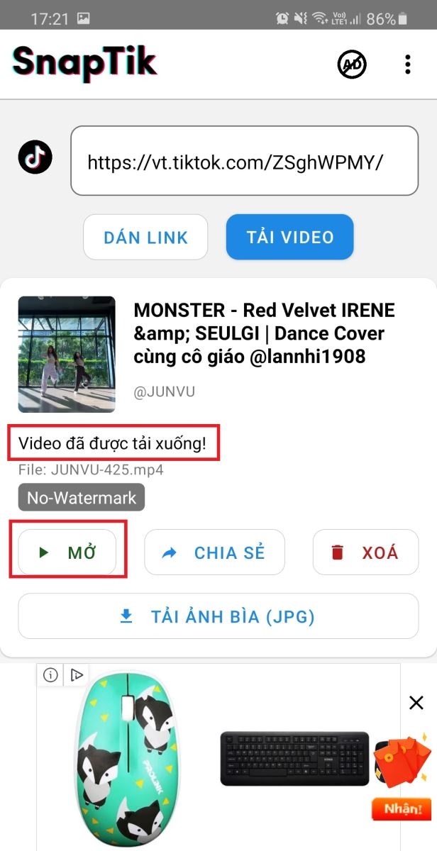 Mách bạn cách gỡ bỏ logo TikTok trên Android rất đơn giản 6