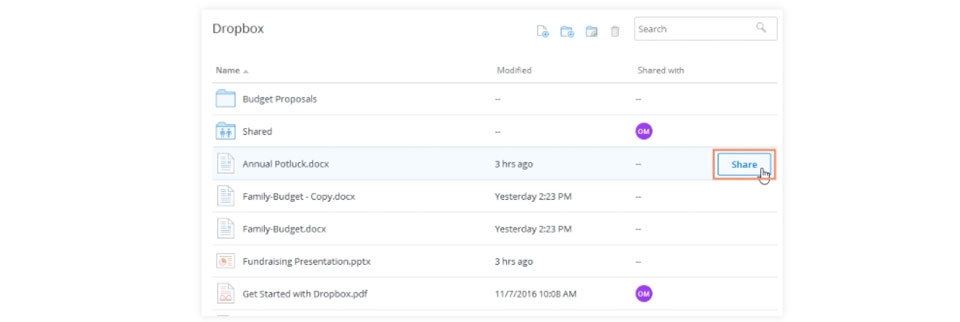 Chia sẻ bài qua Dropbox Chia sẻ bài qua Dropbox