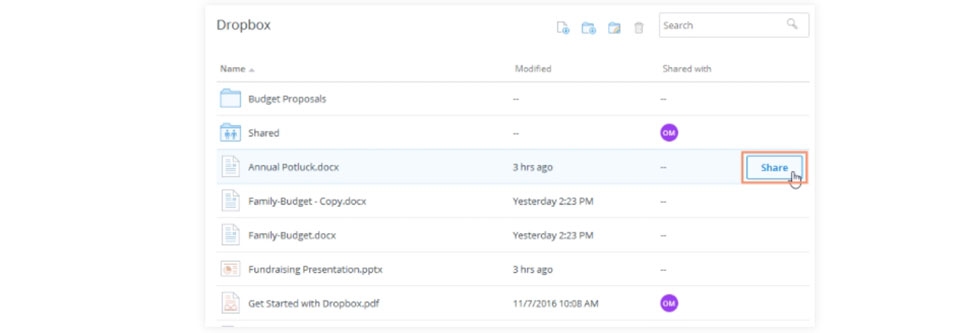 Chia sẻ bài qua Dropbox Chia sẻ bài qua Dropbox